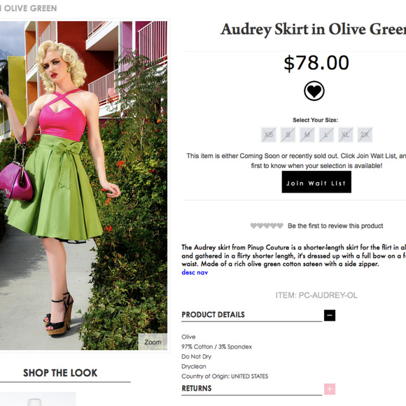 Audrey Tie Waist Skirt - Picture 3 of 3